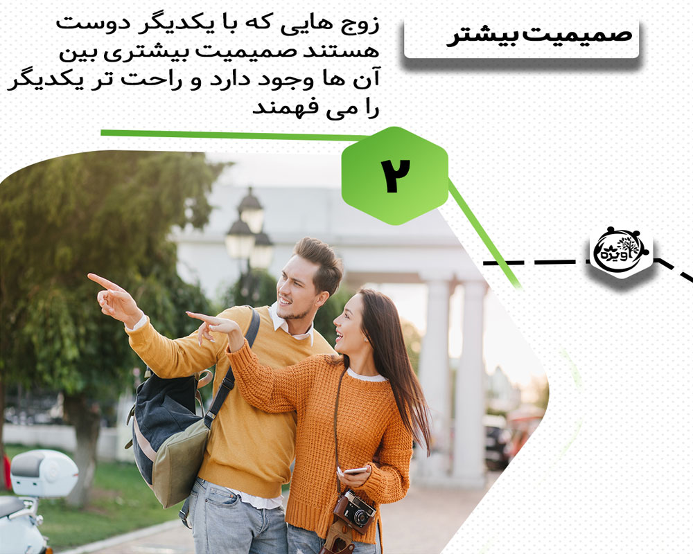 صمیمیت بیشتر با یکدیگر