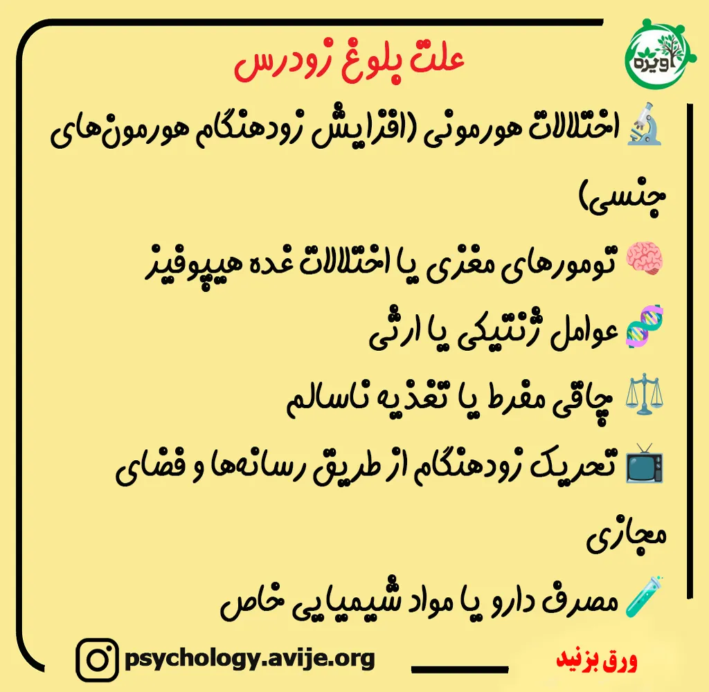 اولین نشانه های بلوغ زودرس