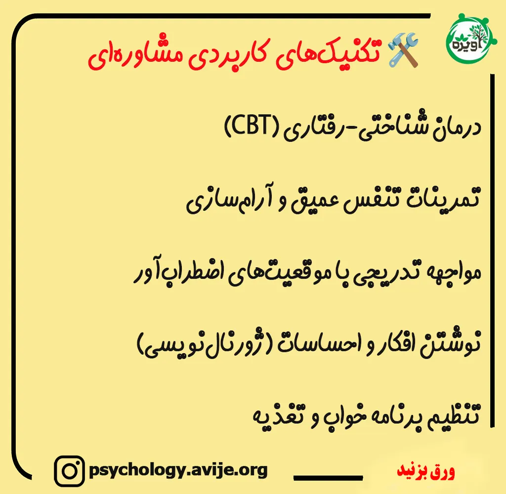 مشاوره استرس و اضطراب چگونه به درمان می پردازد؟