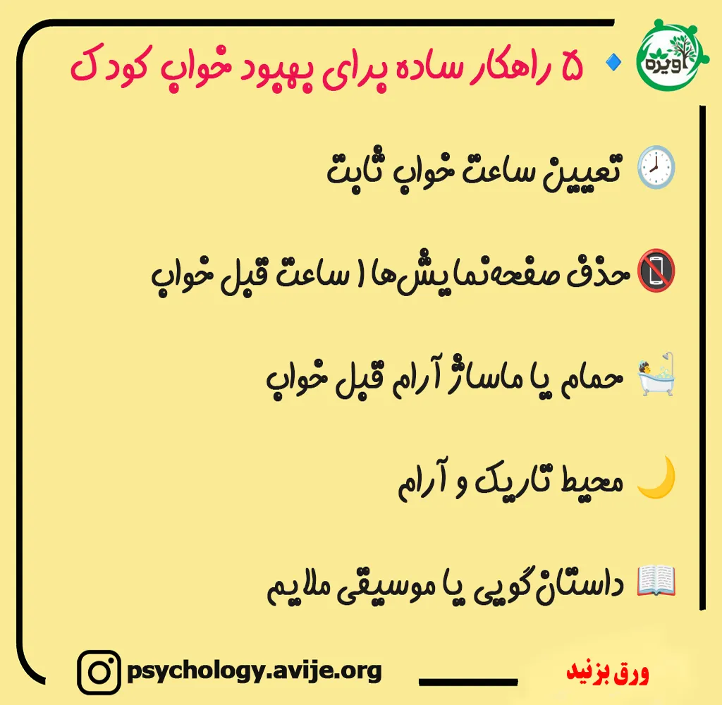درمان اختلال خواب در کودکان