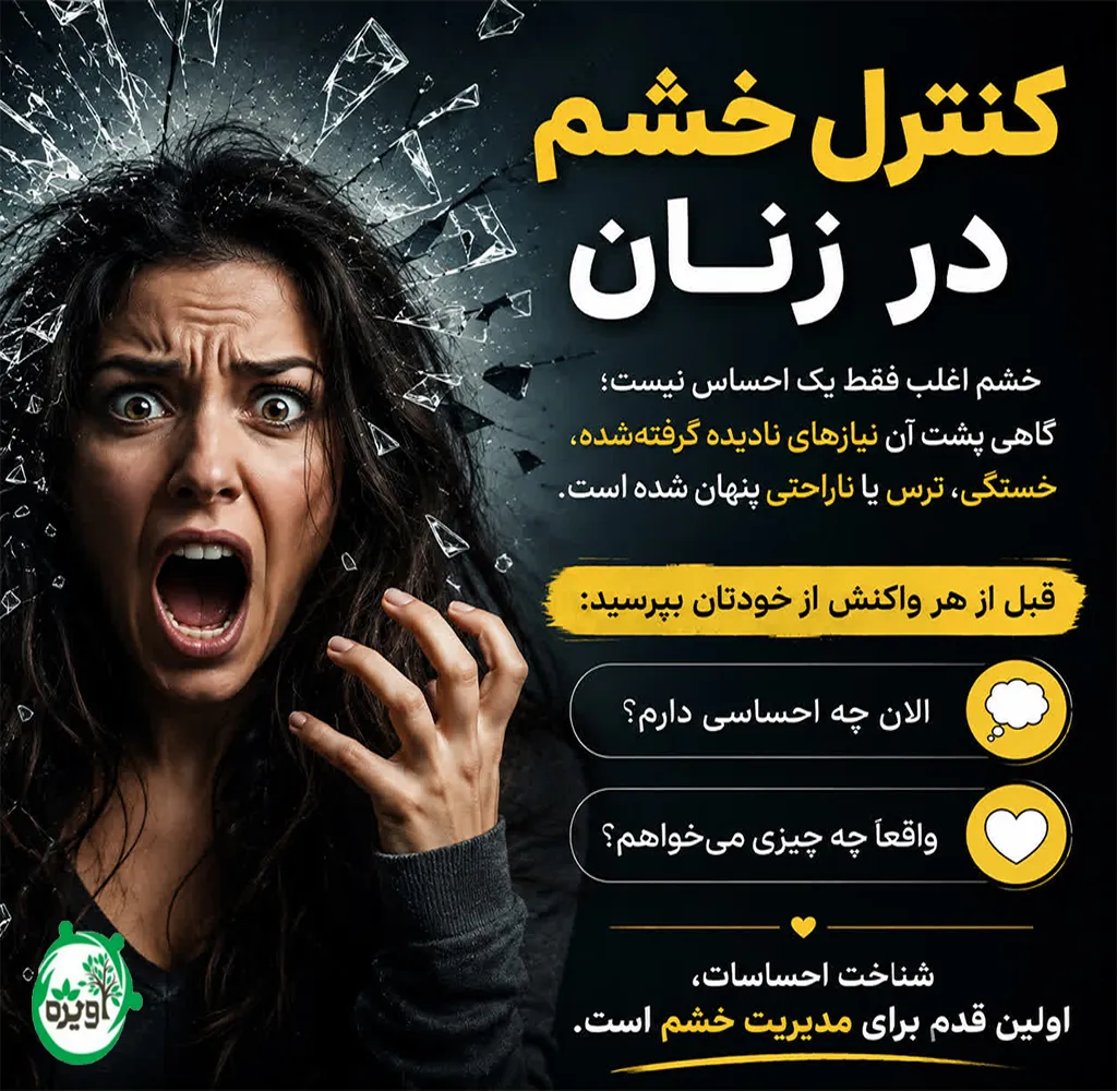 کنترل خشم در زنان