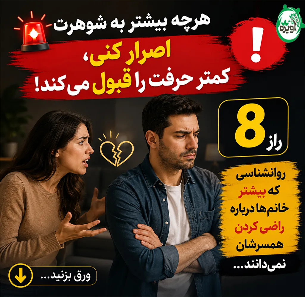 همسرم مشاور زن و شوهر نمیاد