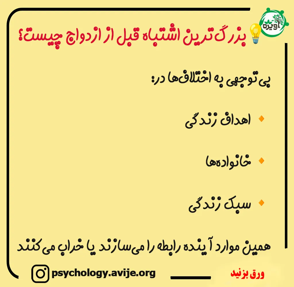 معیارهای ازدواج