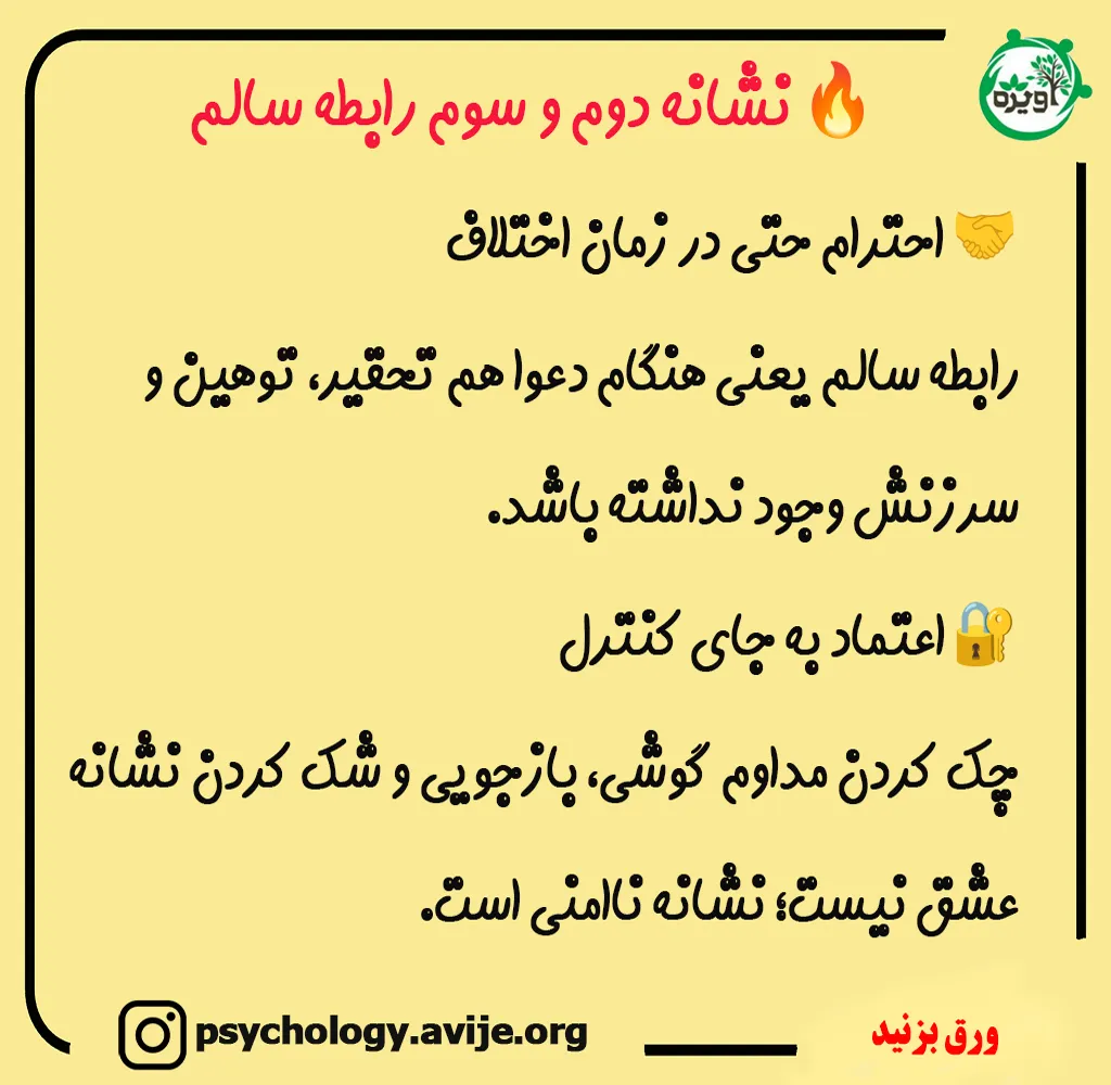 مرزهای سالم در رابطه