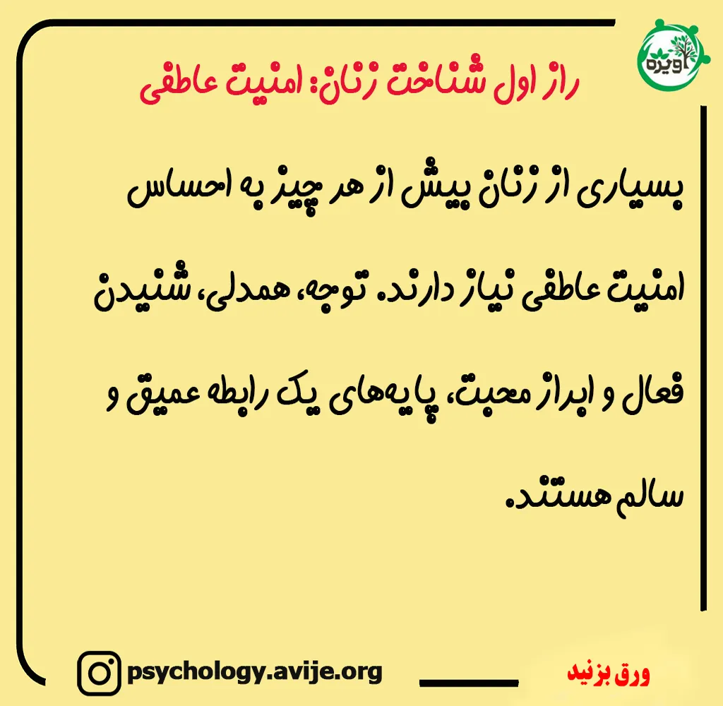 شناخت خصوصیات زنان