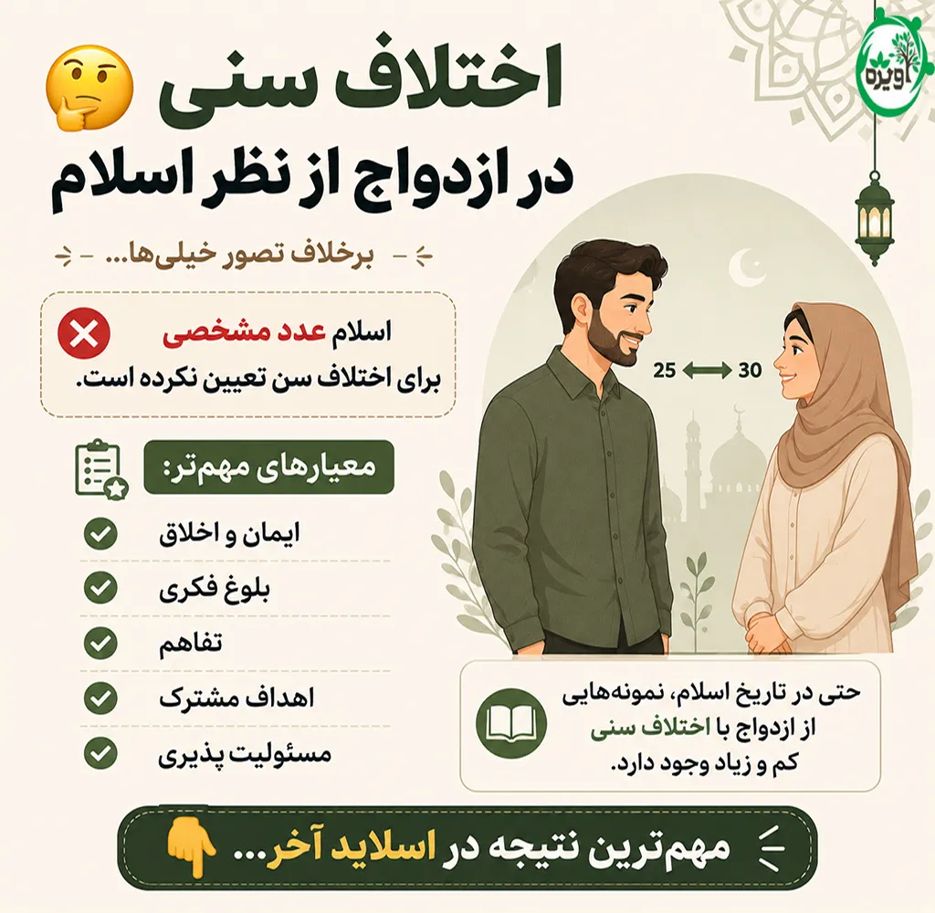 تفاوت سنی در ازدواج