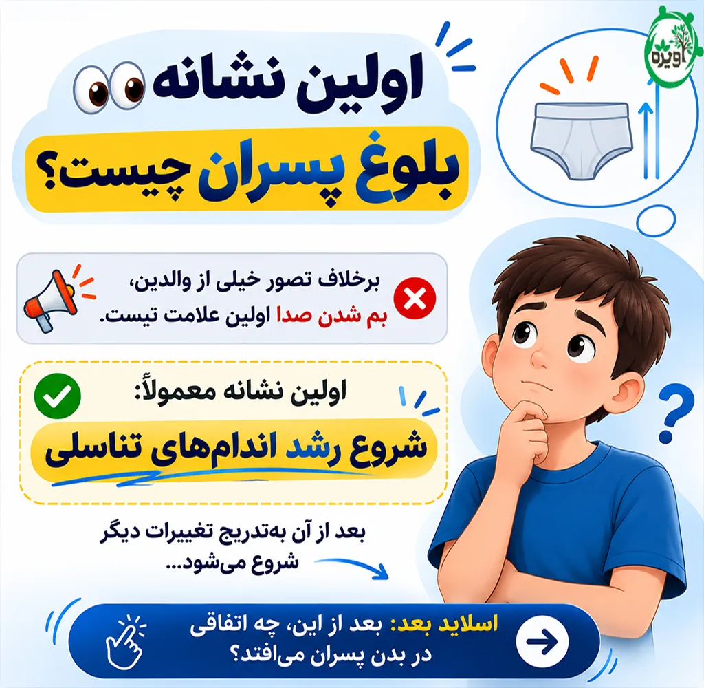 مراحل بلوغ پسران