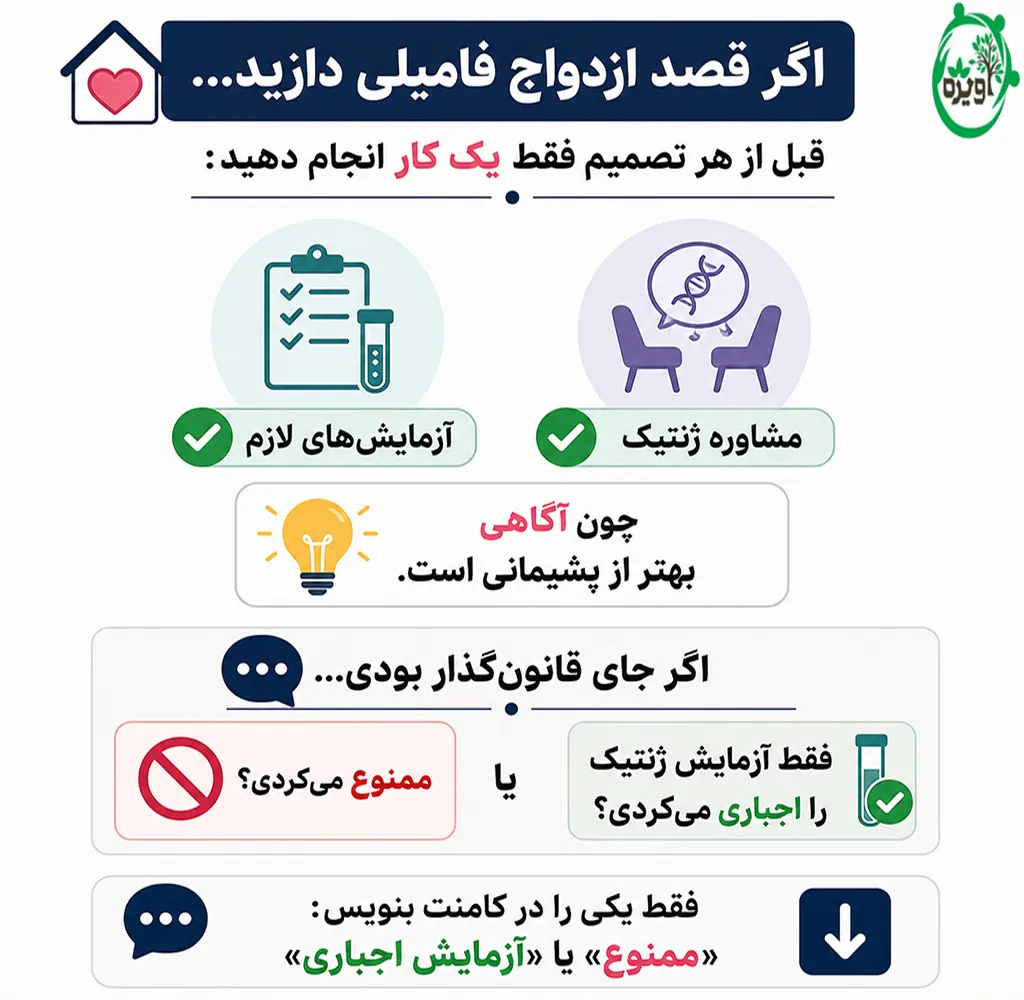 تاثیر ازدواج فامیلی بر هوش فرزندان