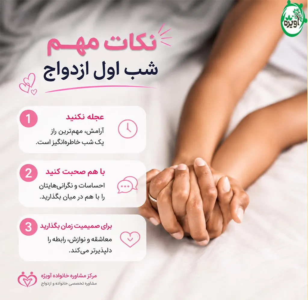 ۲۶ نکته شب اول ازدواج