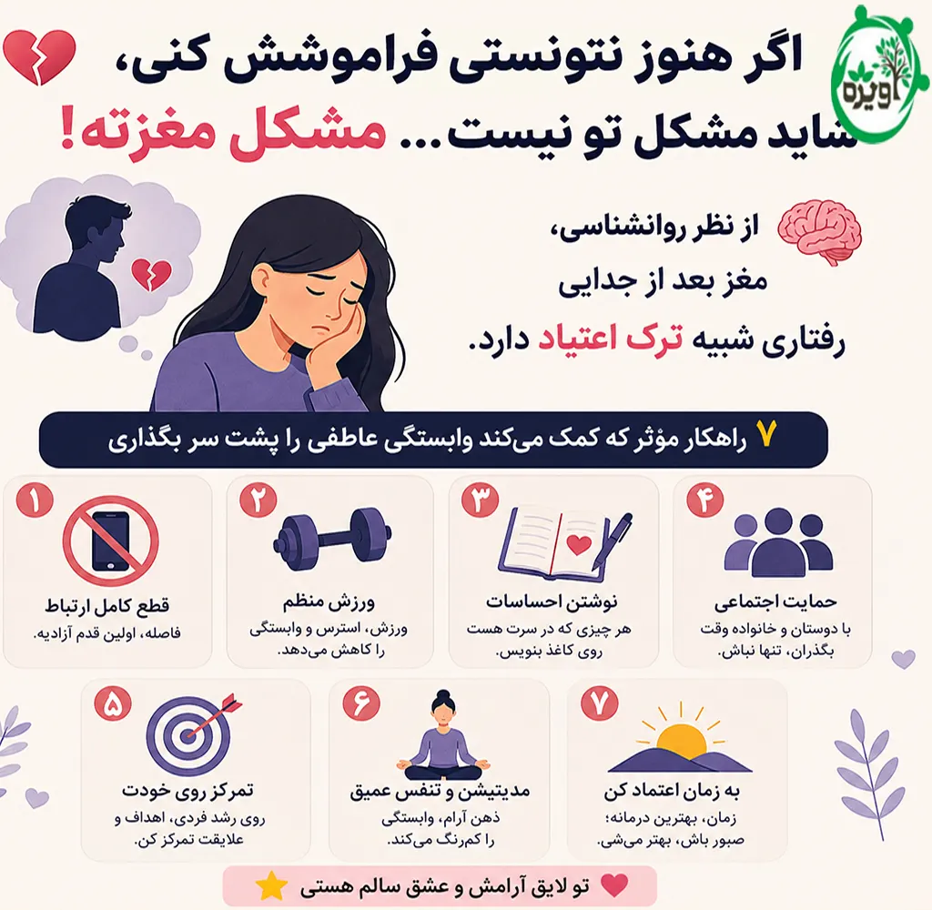 چگونه کسی را که دوست داریم فراموش کنیم