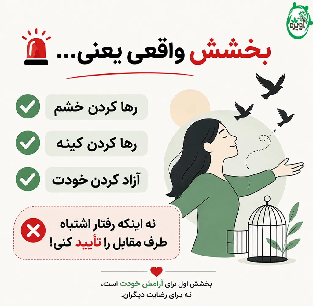 علت نبخشیدن دیگران