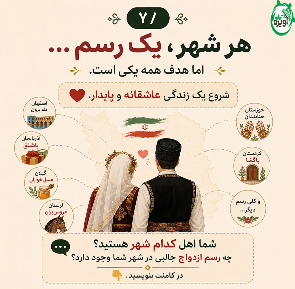 آداب و رسوم ازدواج در شهرهای مختلف