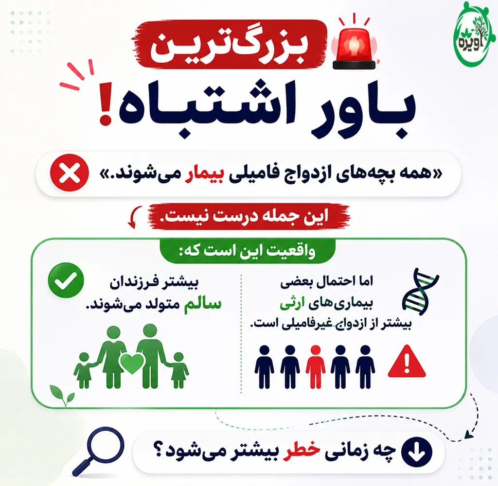 ایا ازدواج دختر خاله با پسرخاله مشکل دارد
