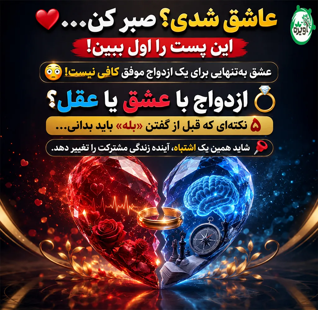 ازدواج با عشق یا عقل