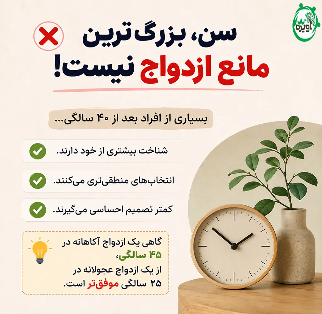 ازدواج در سن بالای 40