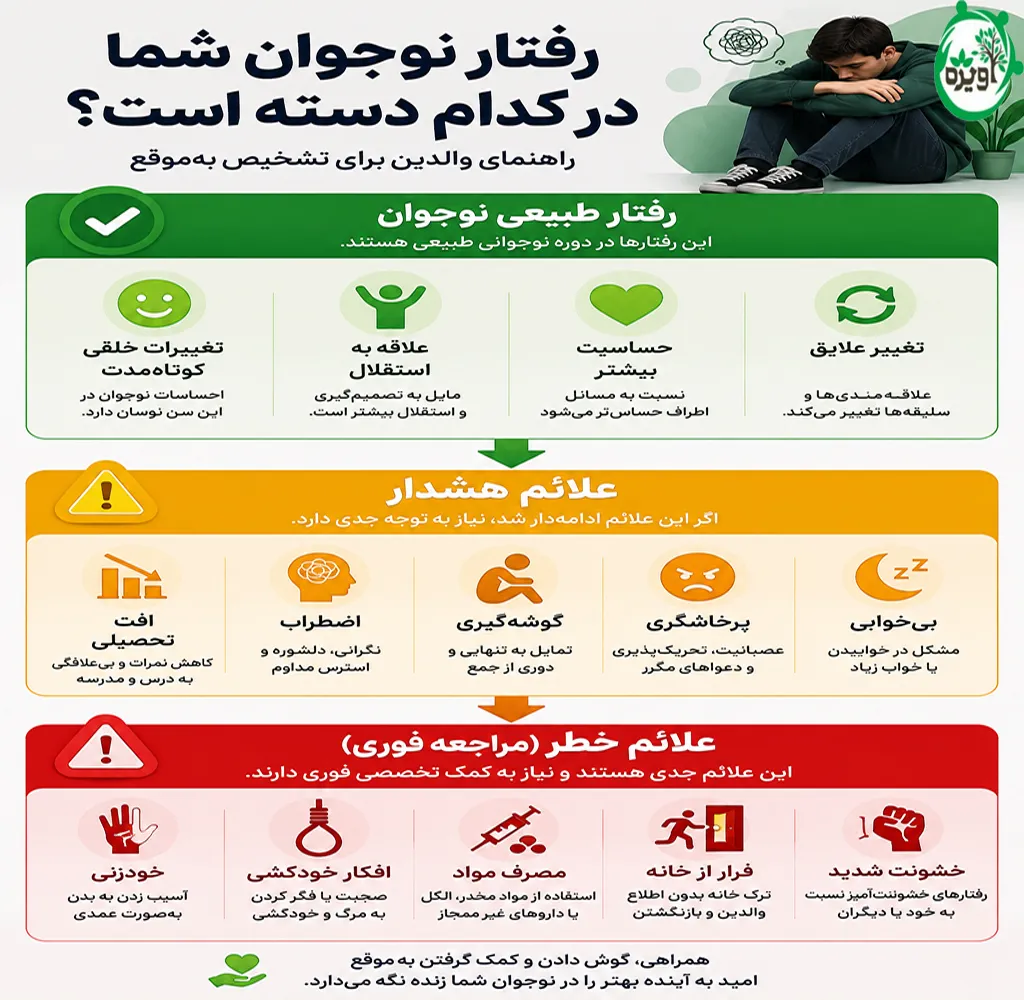 چگونه با نوجوان حرف گوش نکن رفتار کنیم