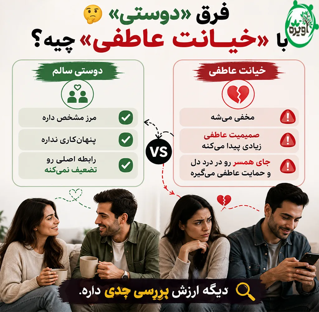 مراحل خیانت عاطفی