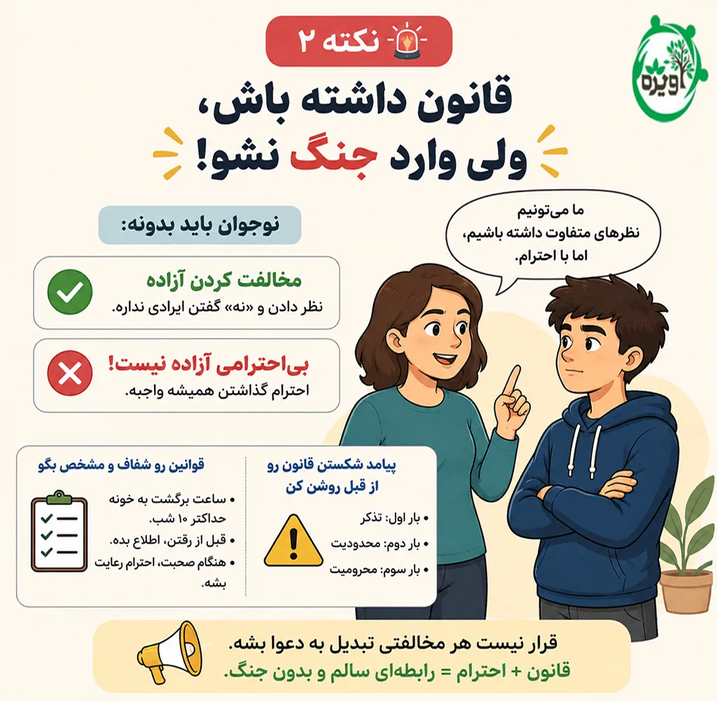 رفتار با جوان لجباز