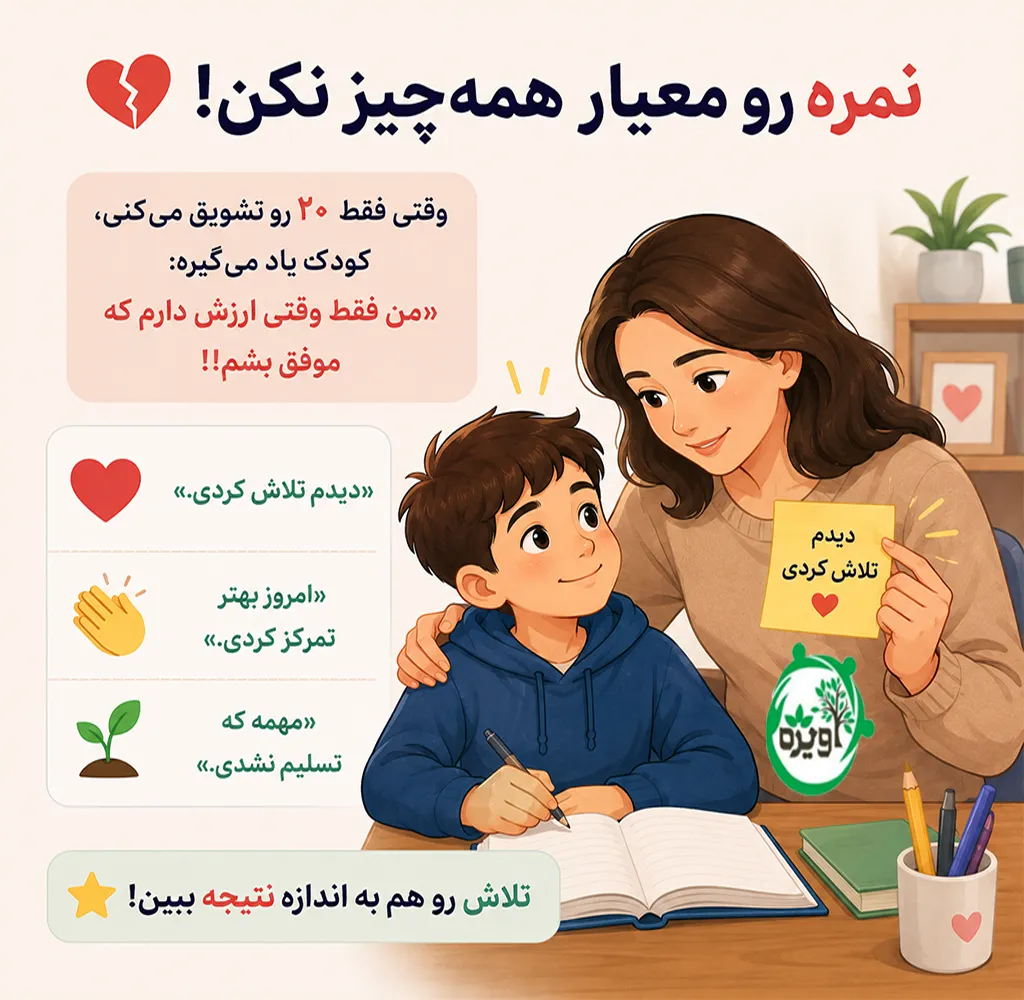با بچه ای که درس نمیخونه چیکار کنیم