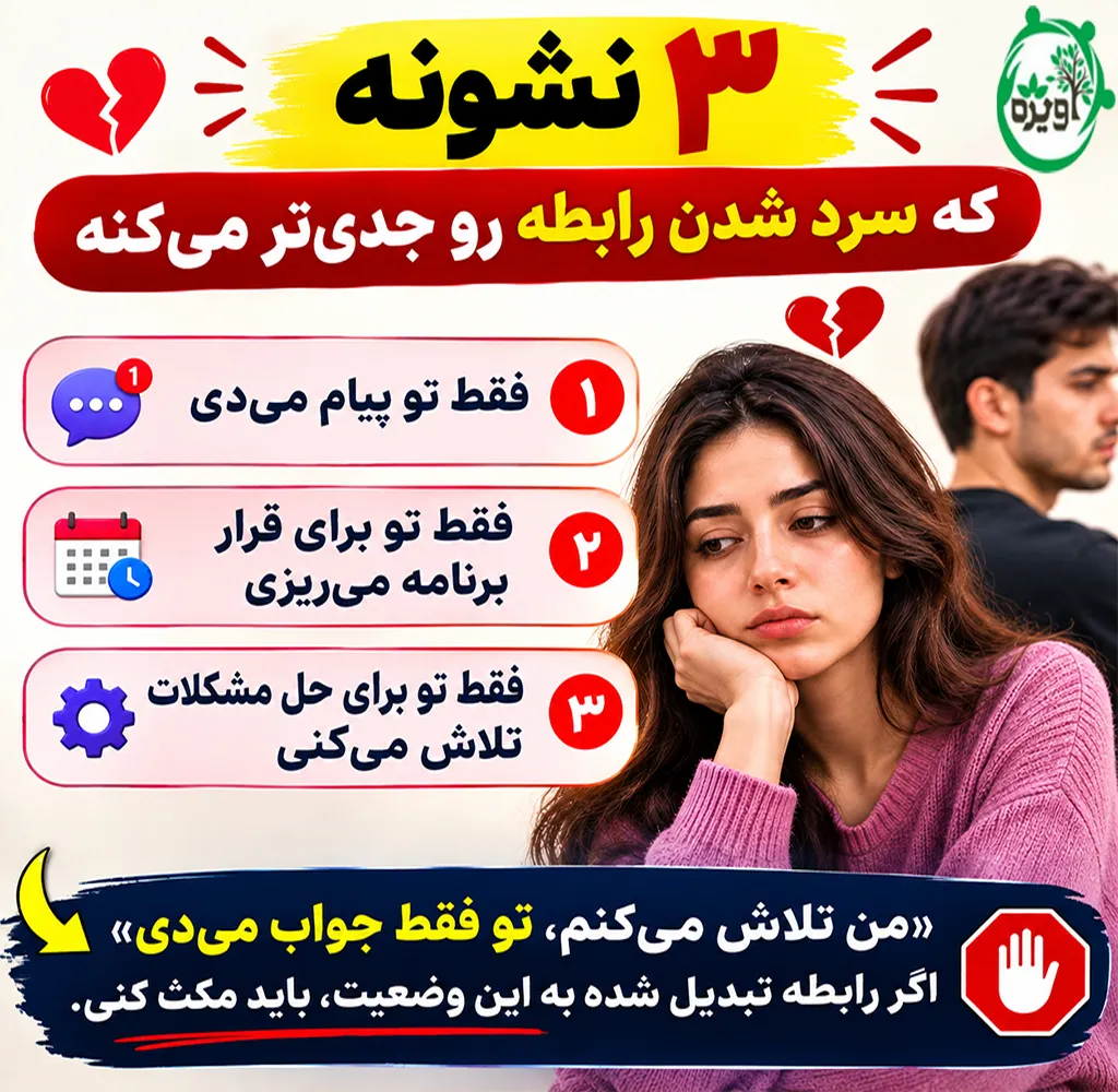 نشانه های سرد شدن زن