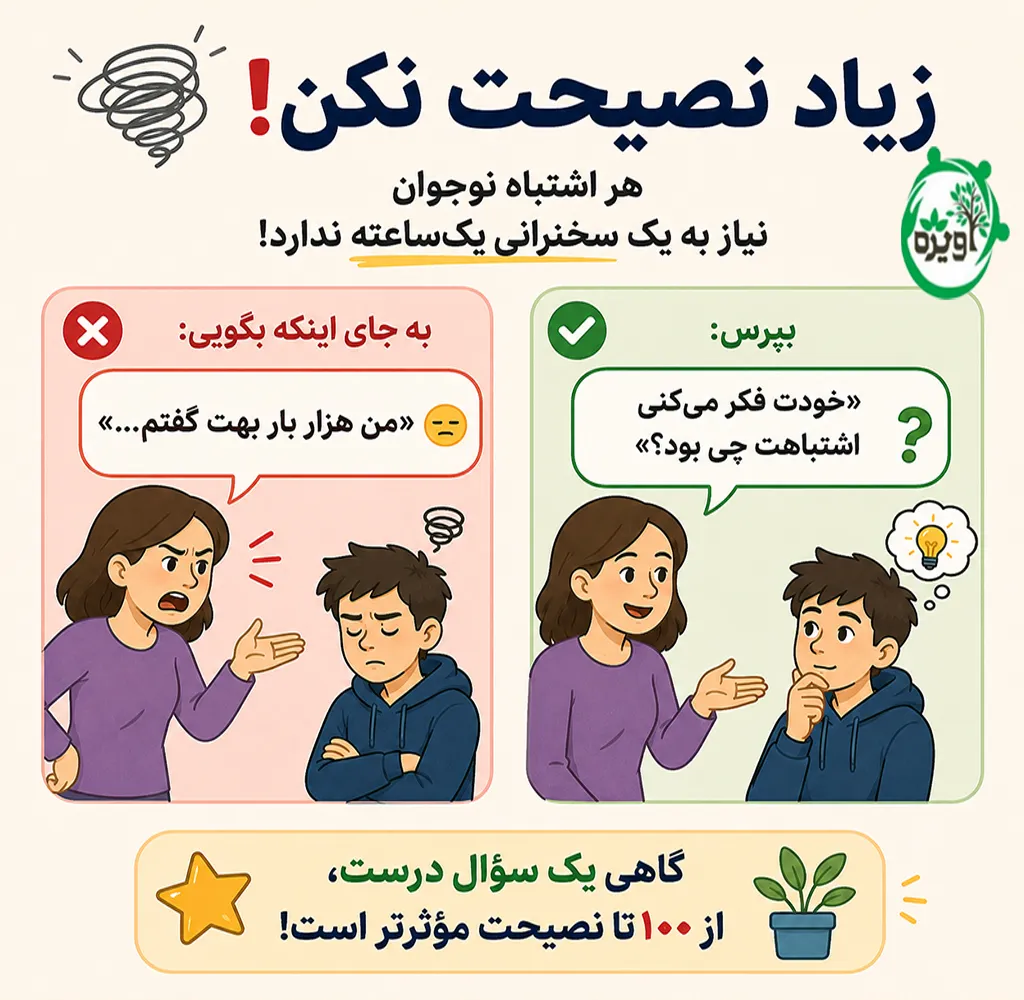 رفتار با نوجوان پسر 14 ساله