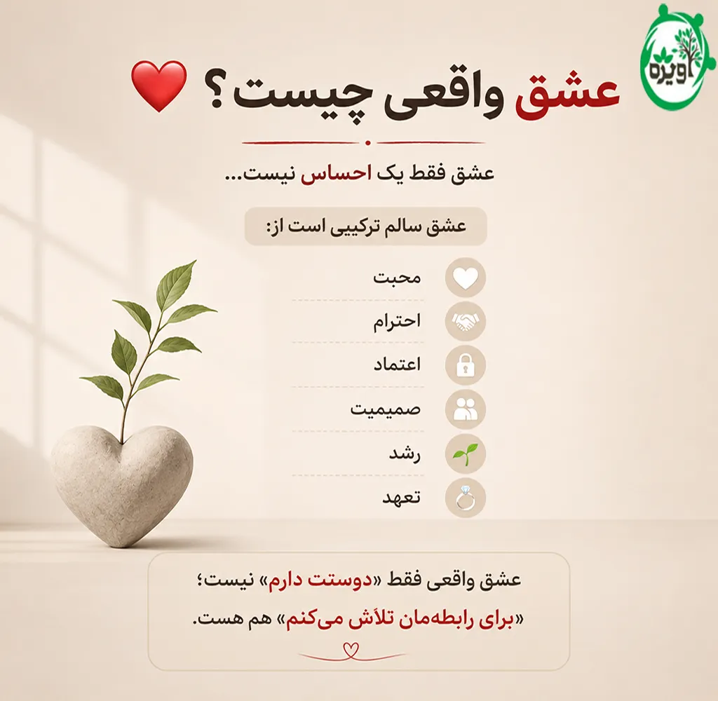 تعریف زیبا از عشق
